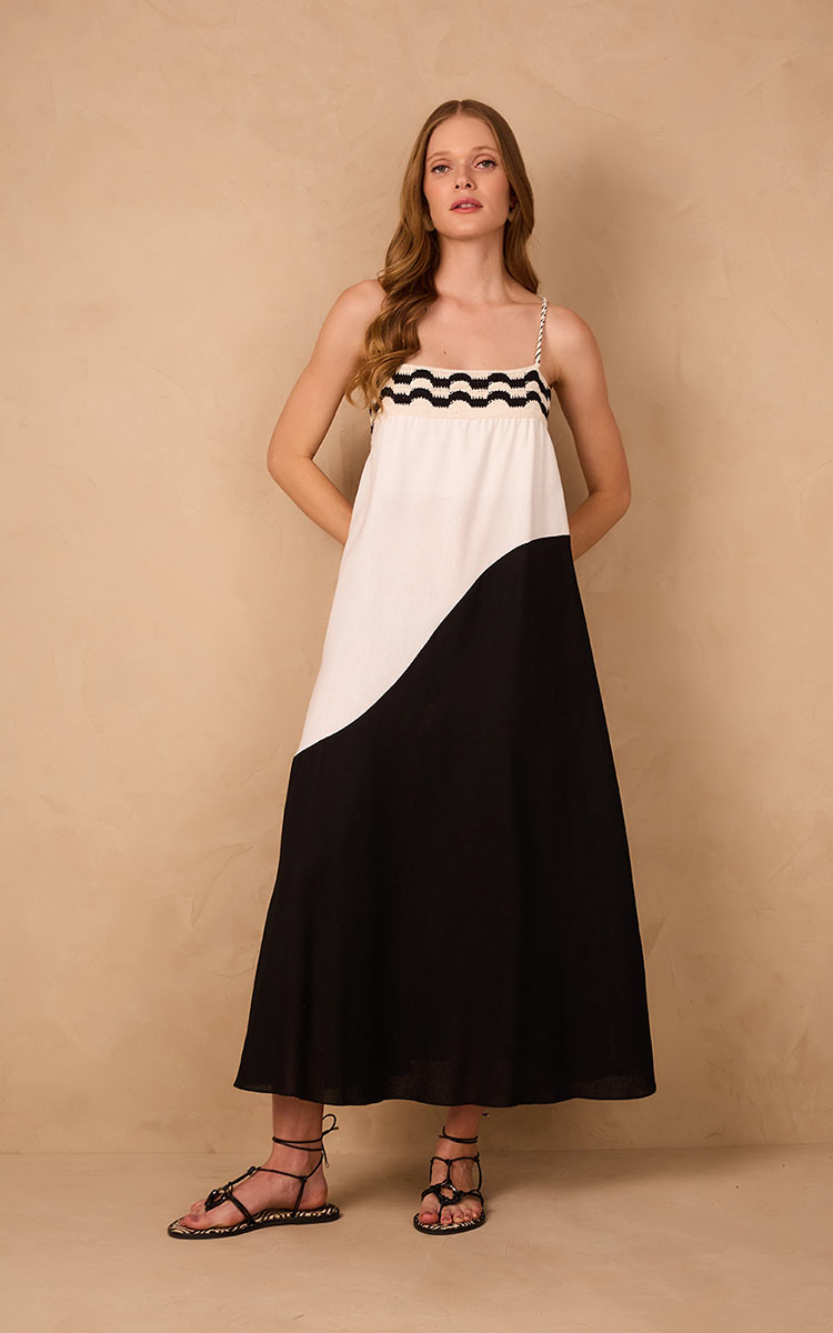 crochet maxi dress