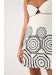 Beach Print Linen Mini Dress