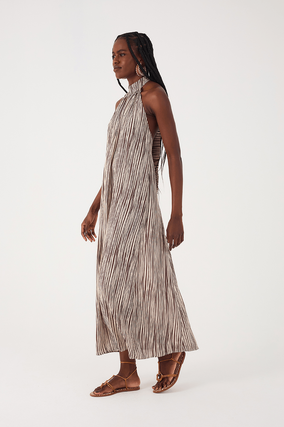 Leme Halter Maxi Dress