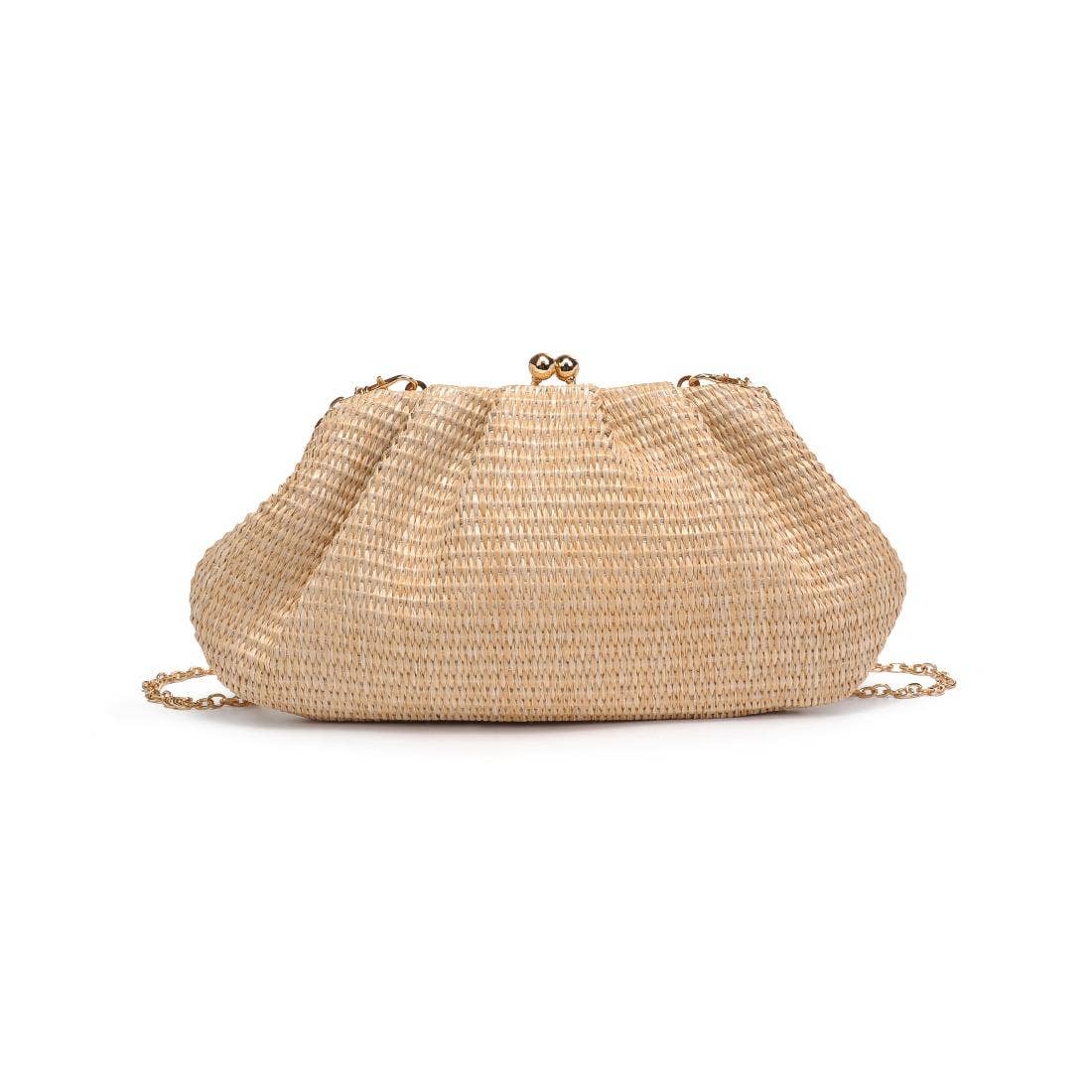 Triana Straw Frame Clutch