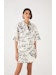 Pé Na Areia Print Cropped Shirt