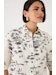 Pé Na Areia Print Cropped Shirt