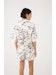 Pé Na Areia Print Cropped Shirt