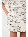Pé Na Areia Print Skort