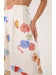 sun print midi skirt