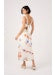 sun print midi skirt