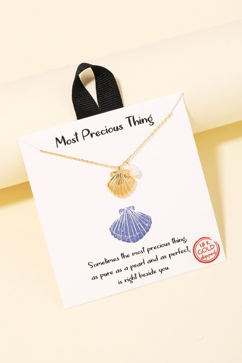 Clam Shell Necklace