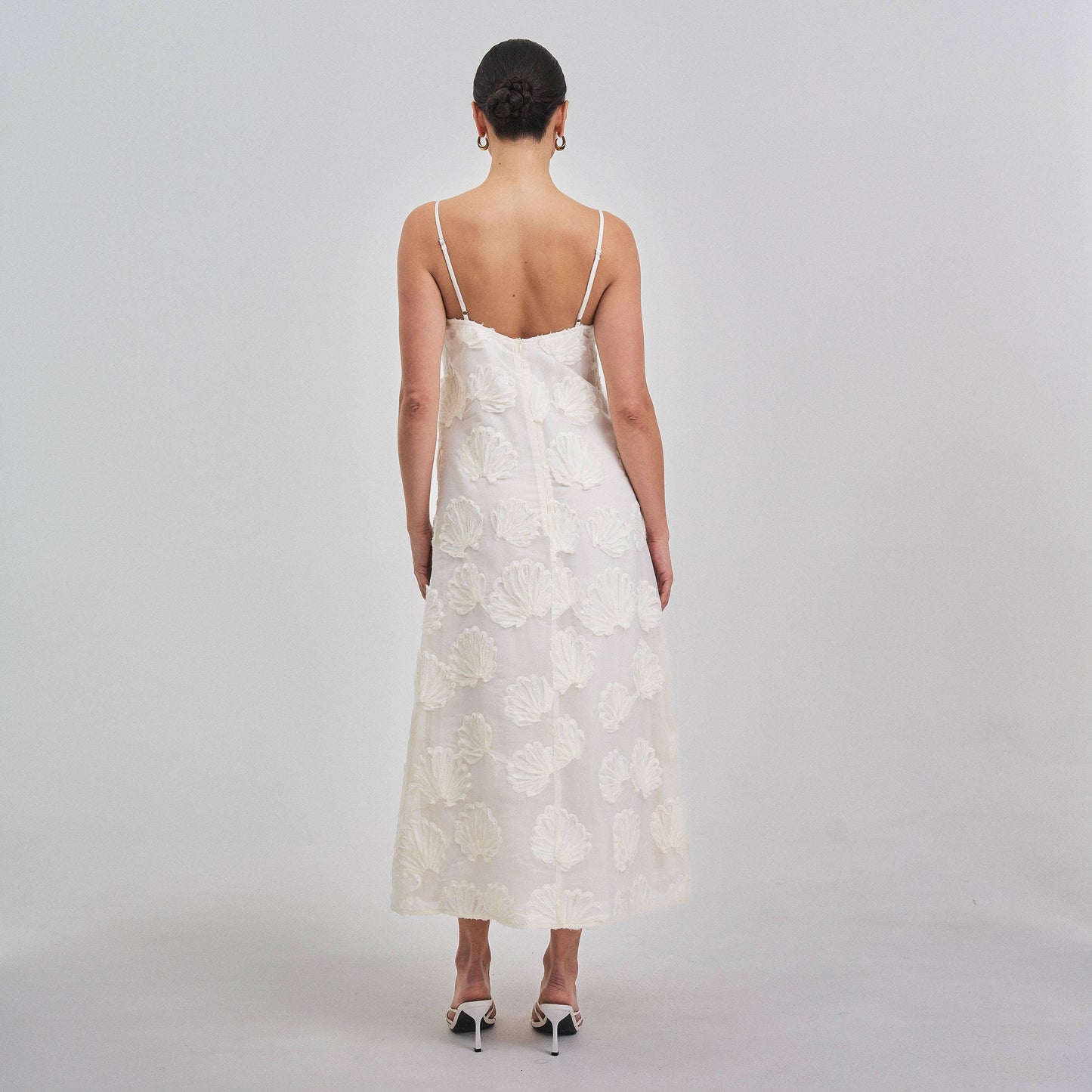 Textured cami maxi dress