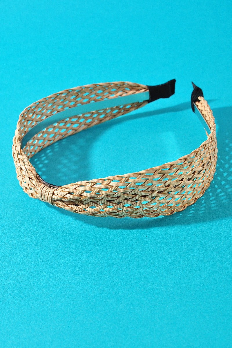 Woven Rattan Style Headband
