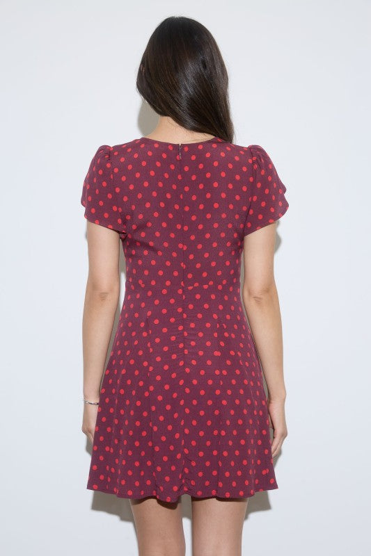 Polka Dot Mini Dress