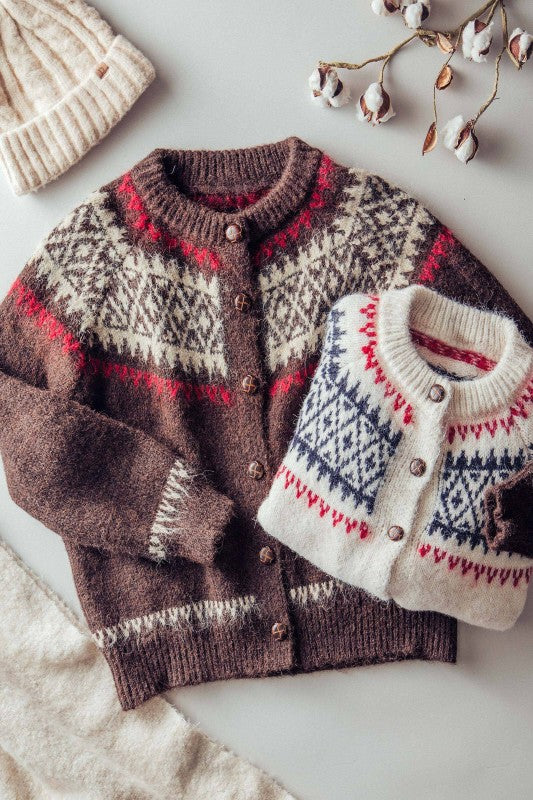 Nordic Fair Isle Cardigan