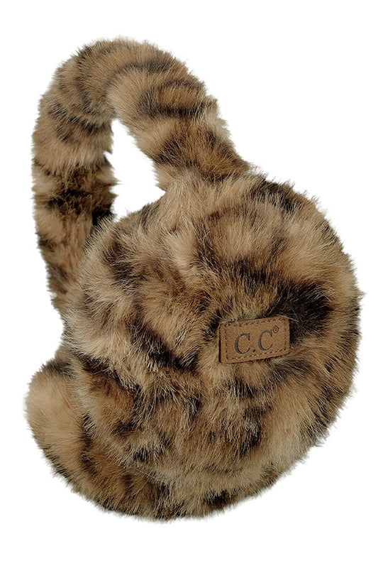 Leopard Faux Fur Ear Muffs