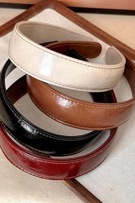 Vintage Leather Headband