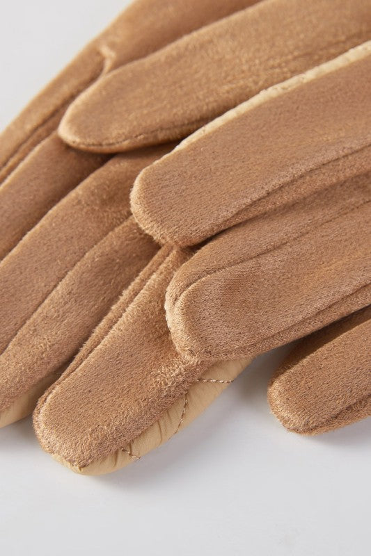 Diamond Quilted Winter Gloves