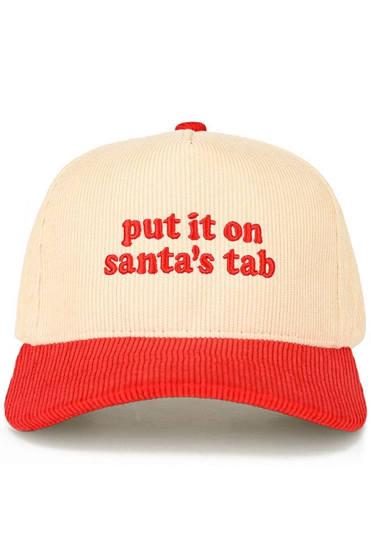 'Put It On Santa's Tab' Trucker Hat