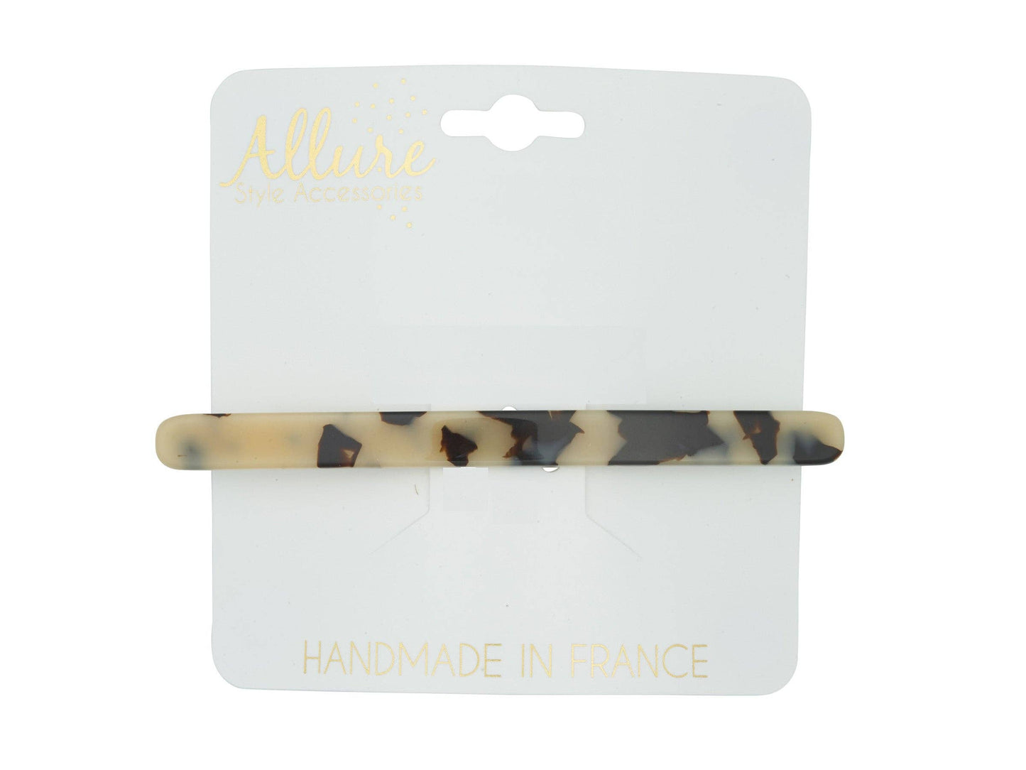 Allure Handmade in France Barrette Tokyo Tortoise