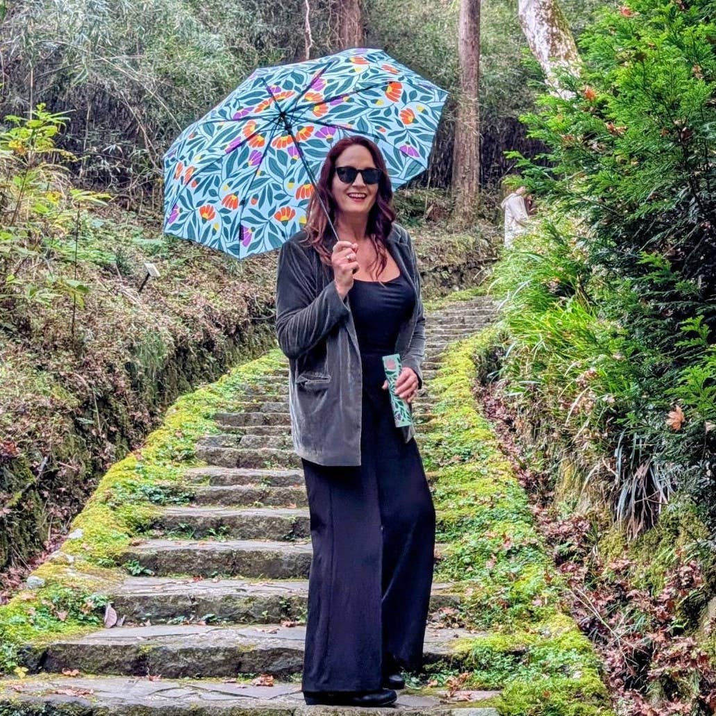 Eden Floral Bottle Umbrella