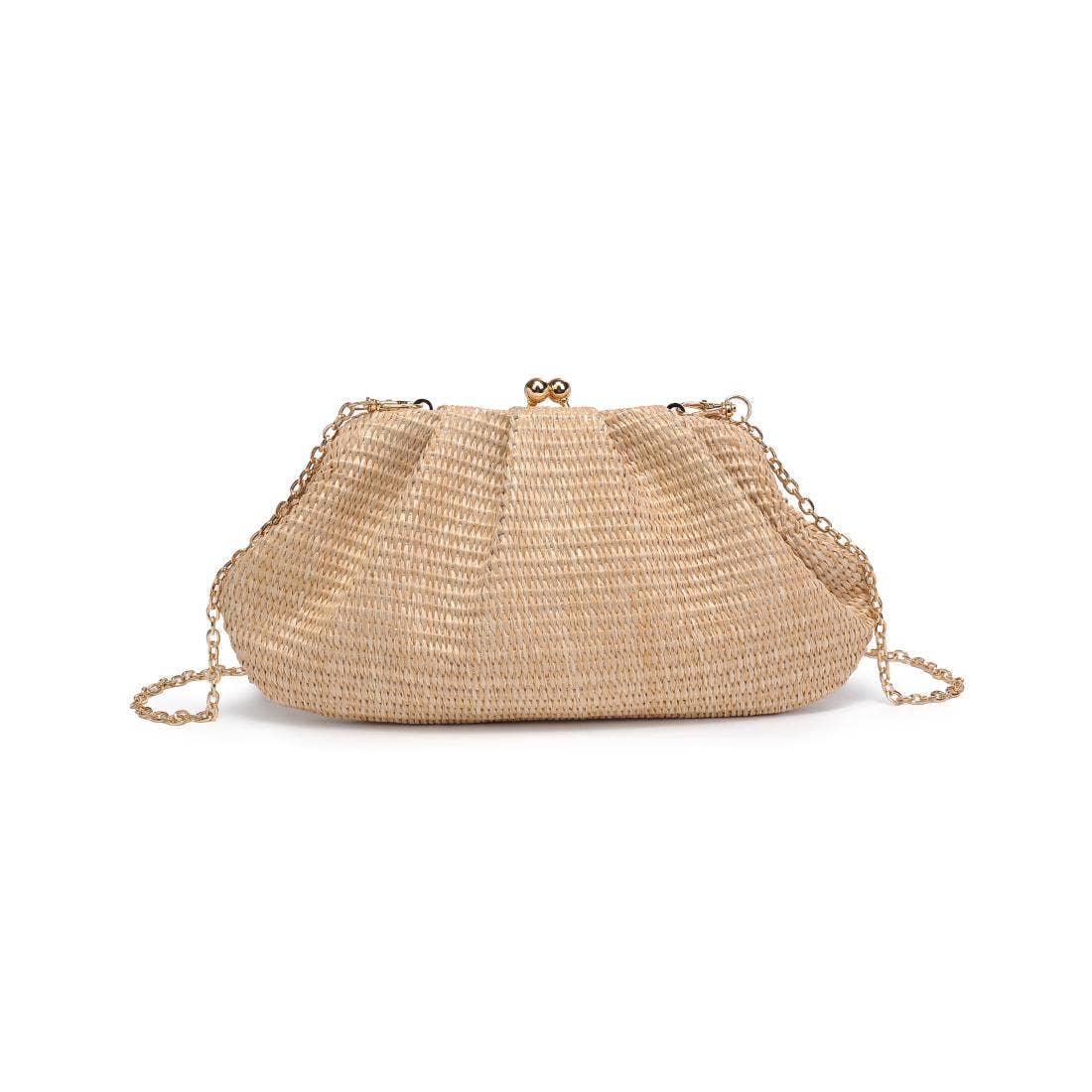 Triana Straw Frame Clutch