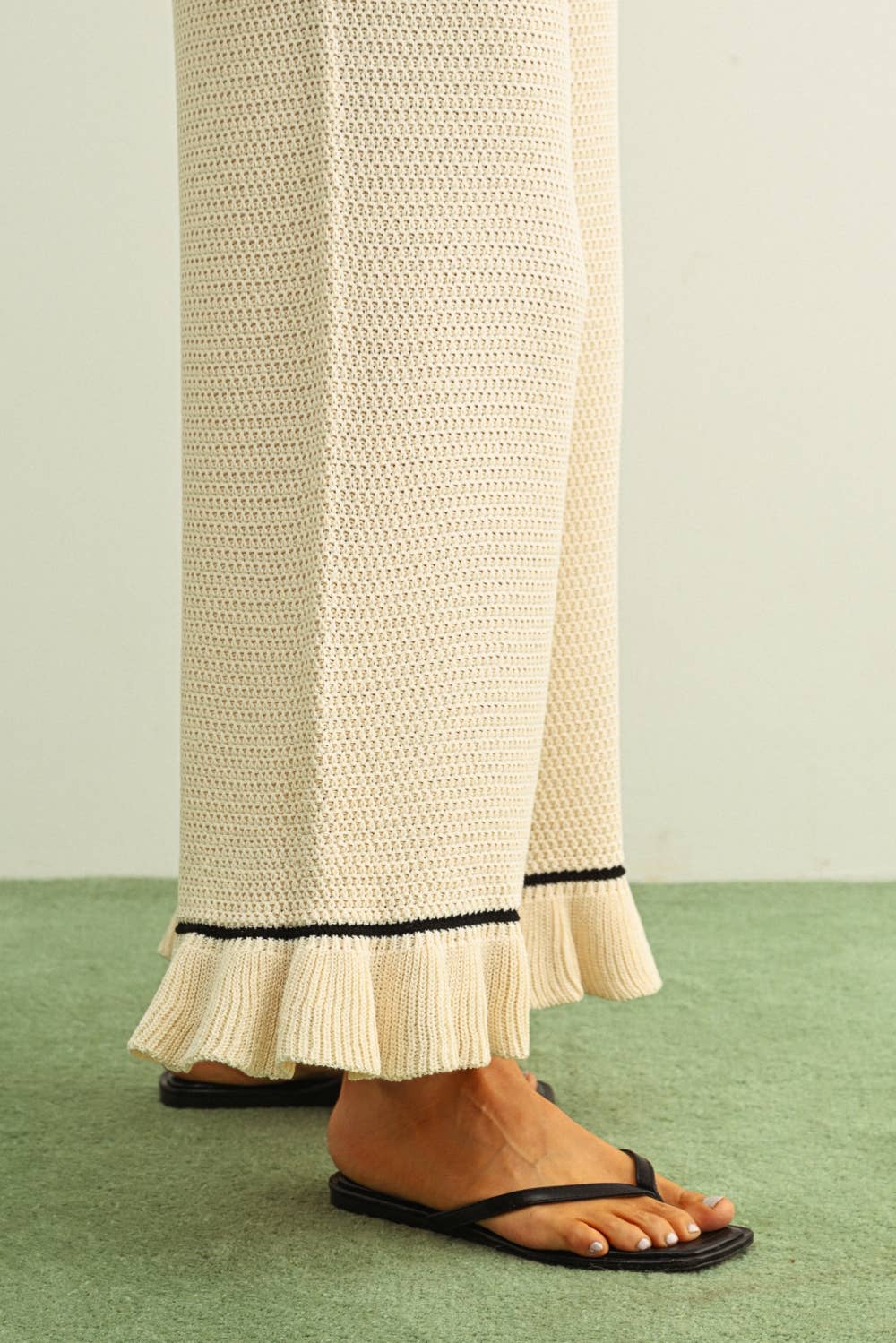 Ruffle Hem Pants
