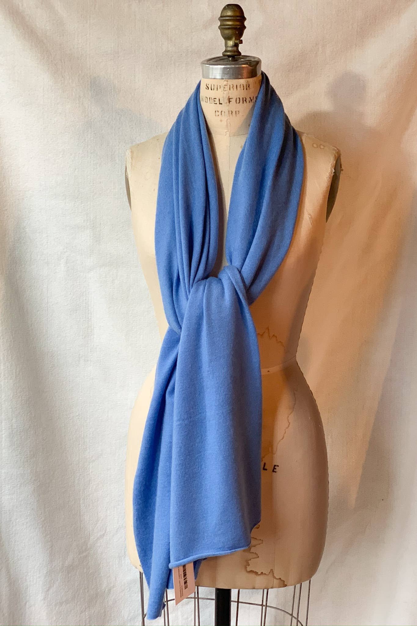 Cashmere Scarf/Wrap Periwinkle