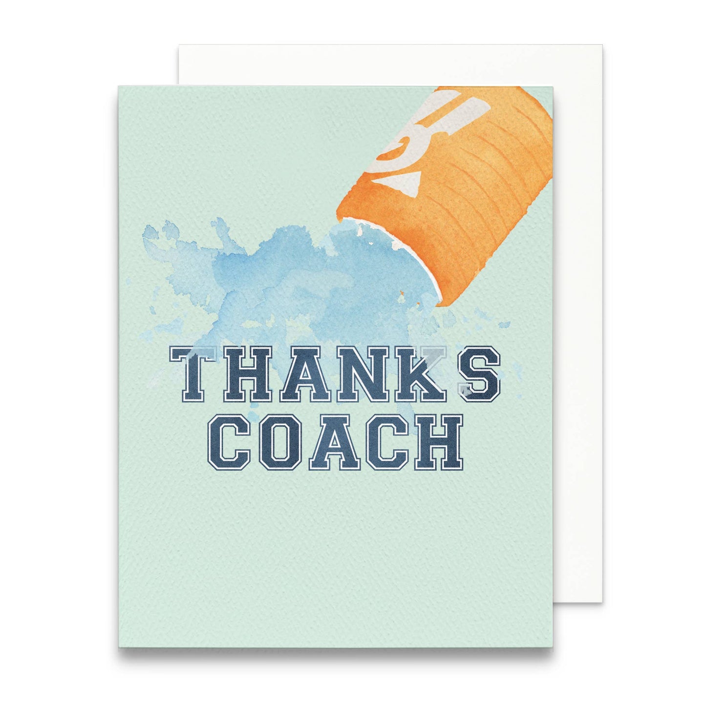 Thanks Coach Greeting Card