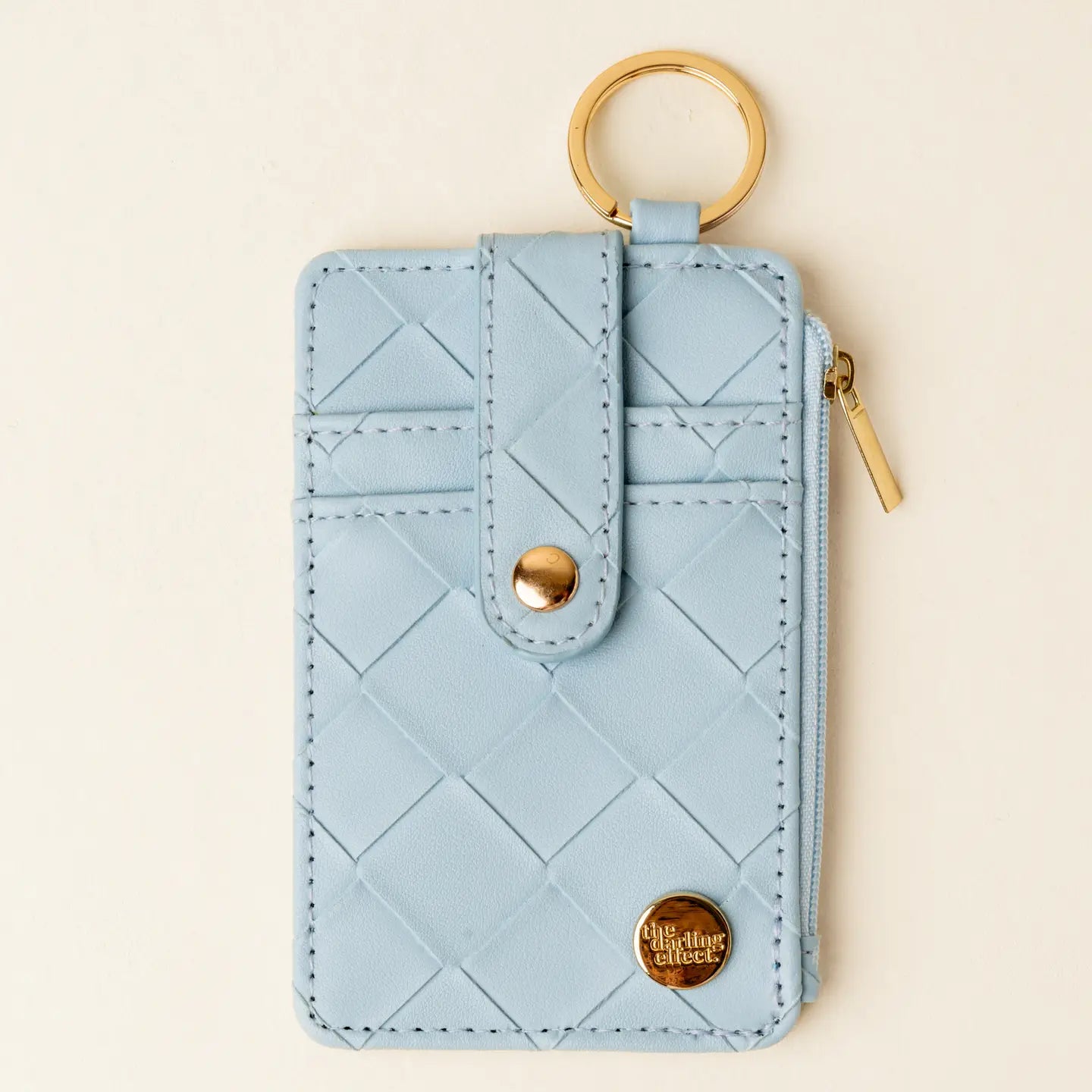 Woven keychain wallet