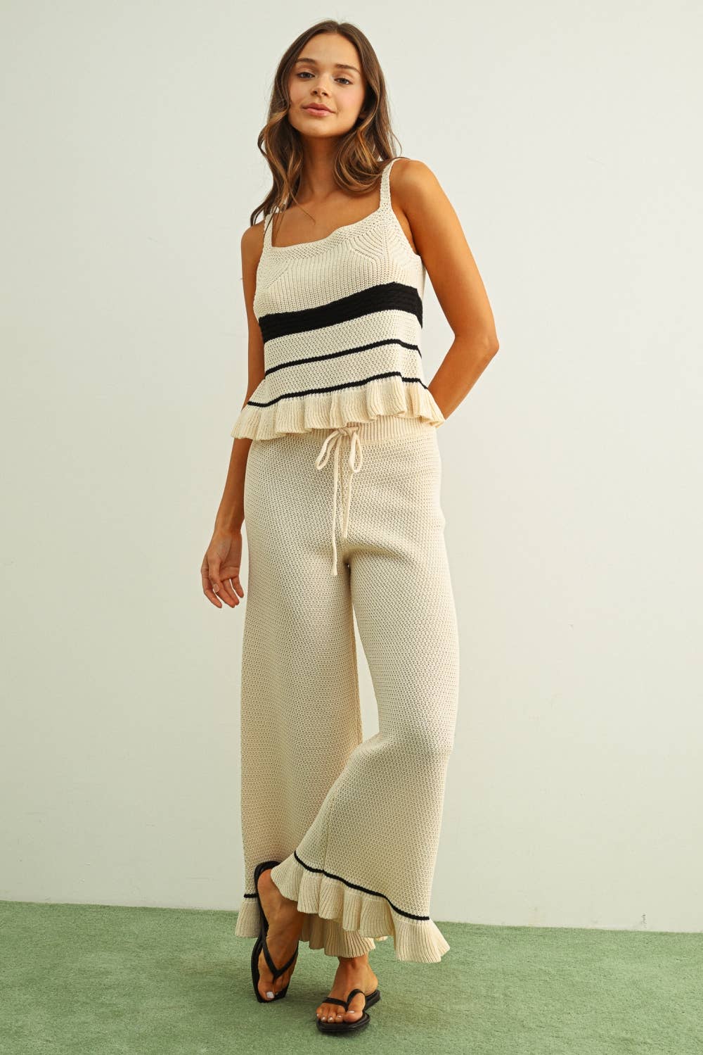 Ruffle Hem Tank