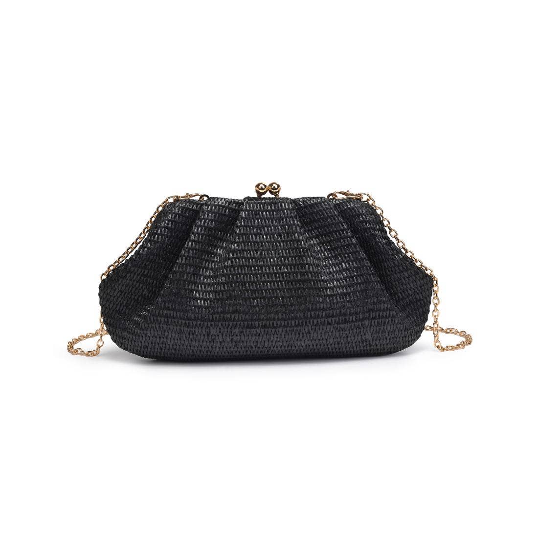 Triana Straw Frame Clutch