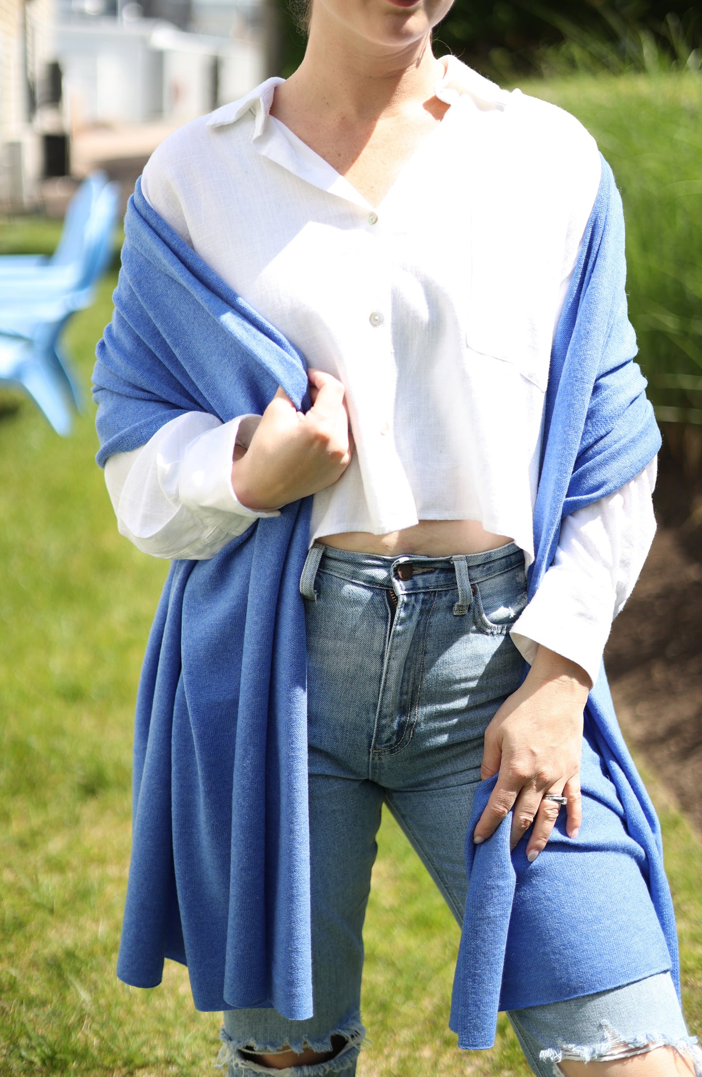 candice cashmere wrap/scarf