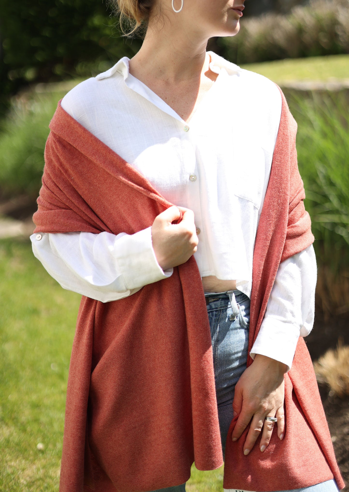 candice cashmere wrap/scarf