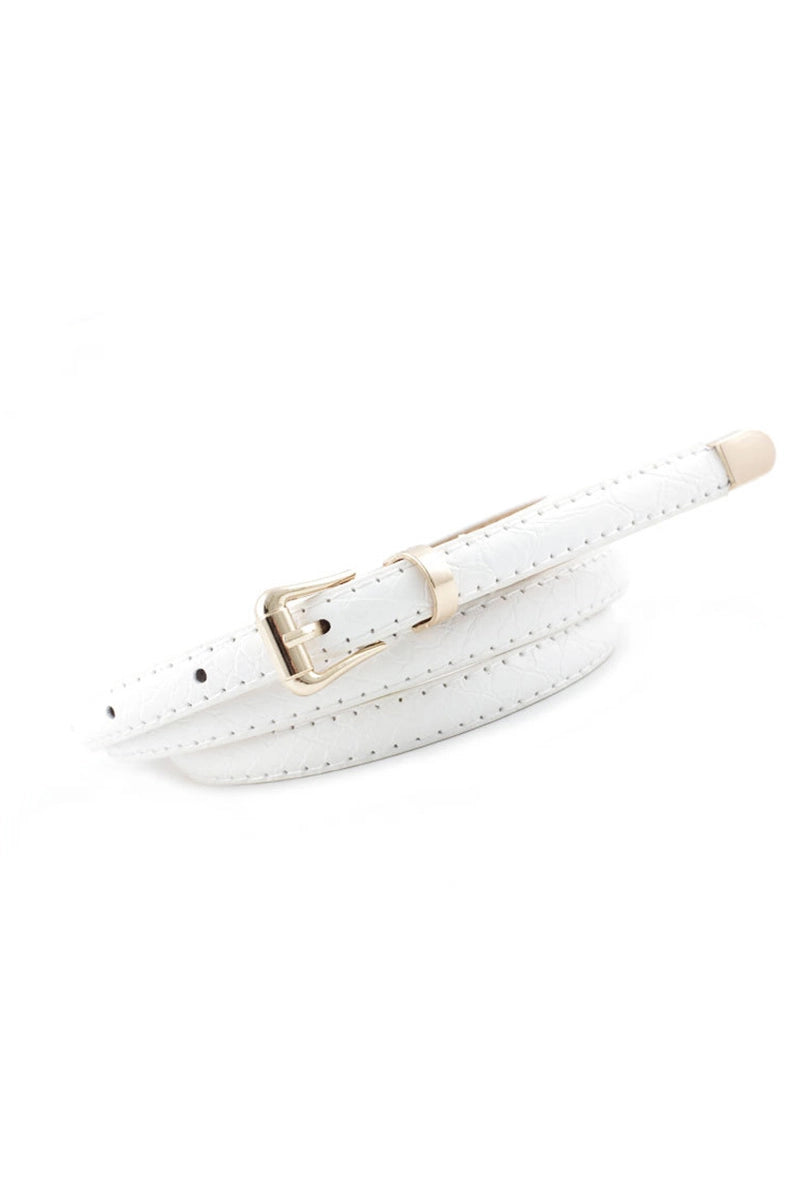 patterned slim belt