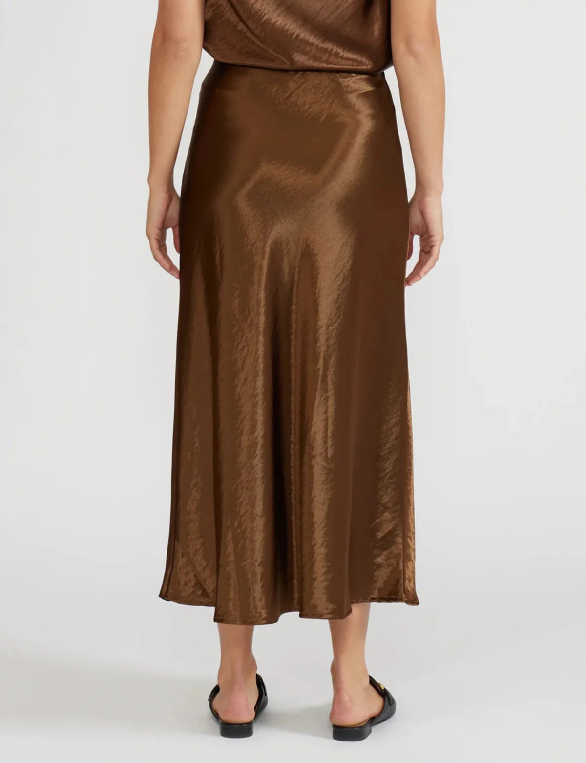 barbara satin skirt
