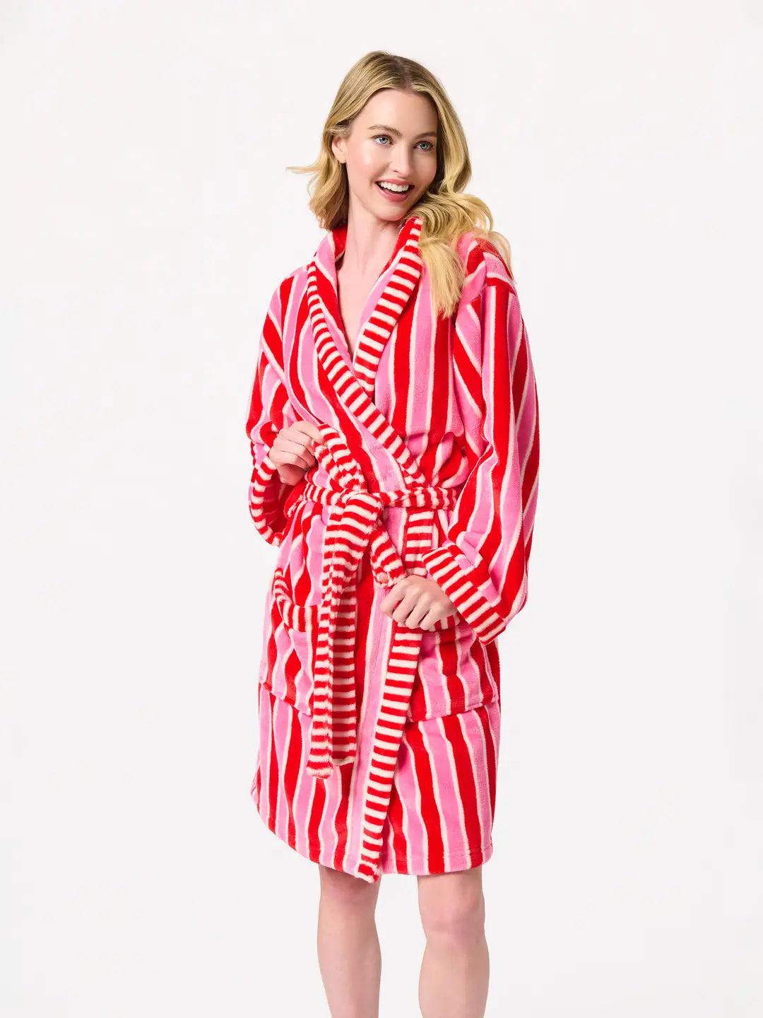 Holly Stripe Robe