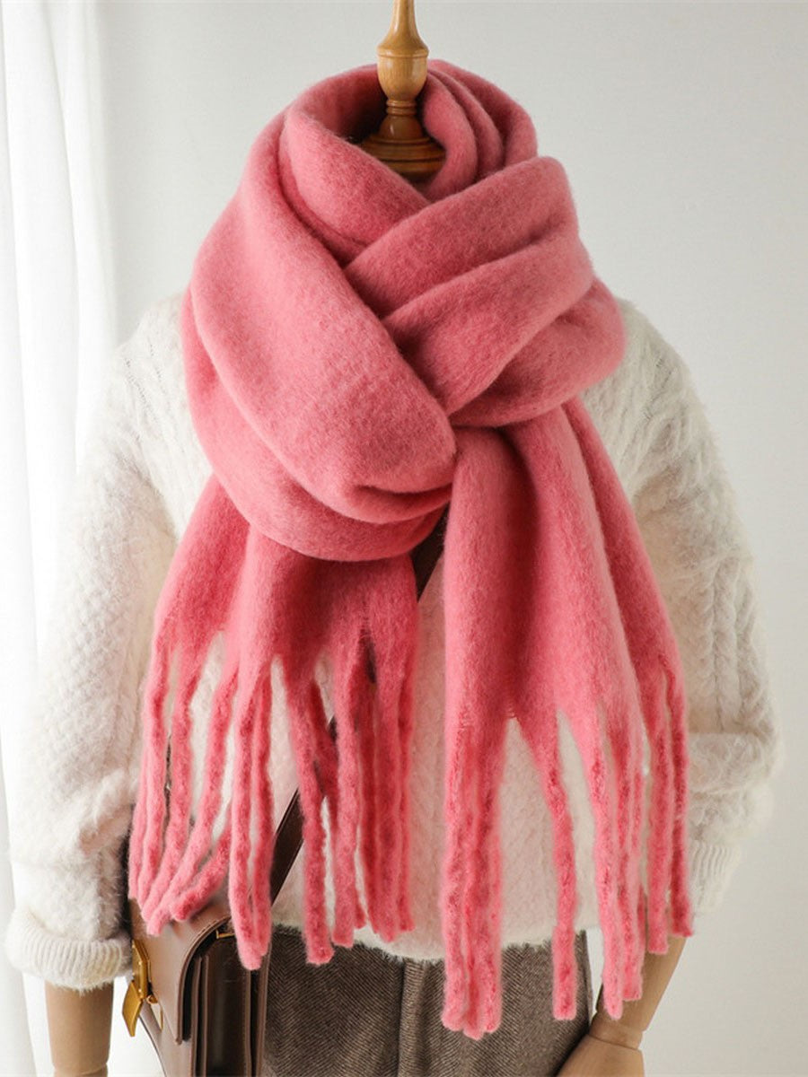 Classic & Cozy Tassel Scarf