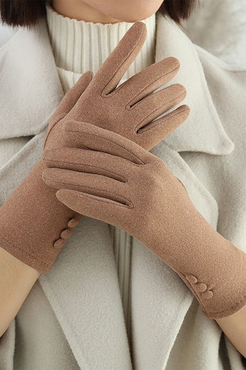 Triple Button Gloves