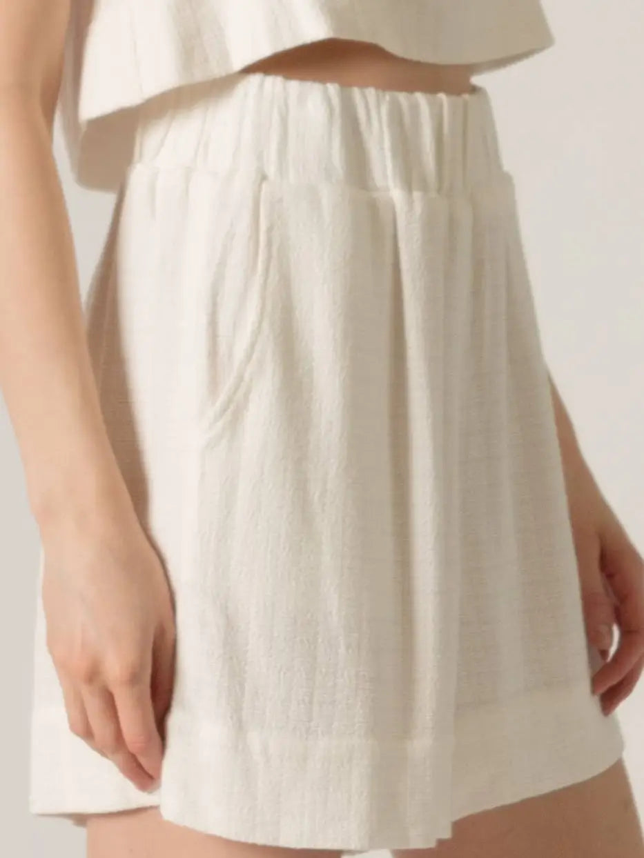Linen High Waisted Shorts