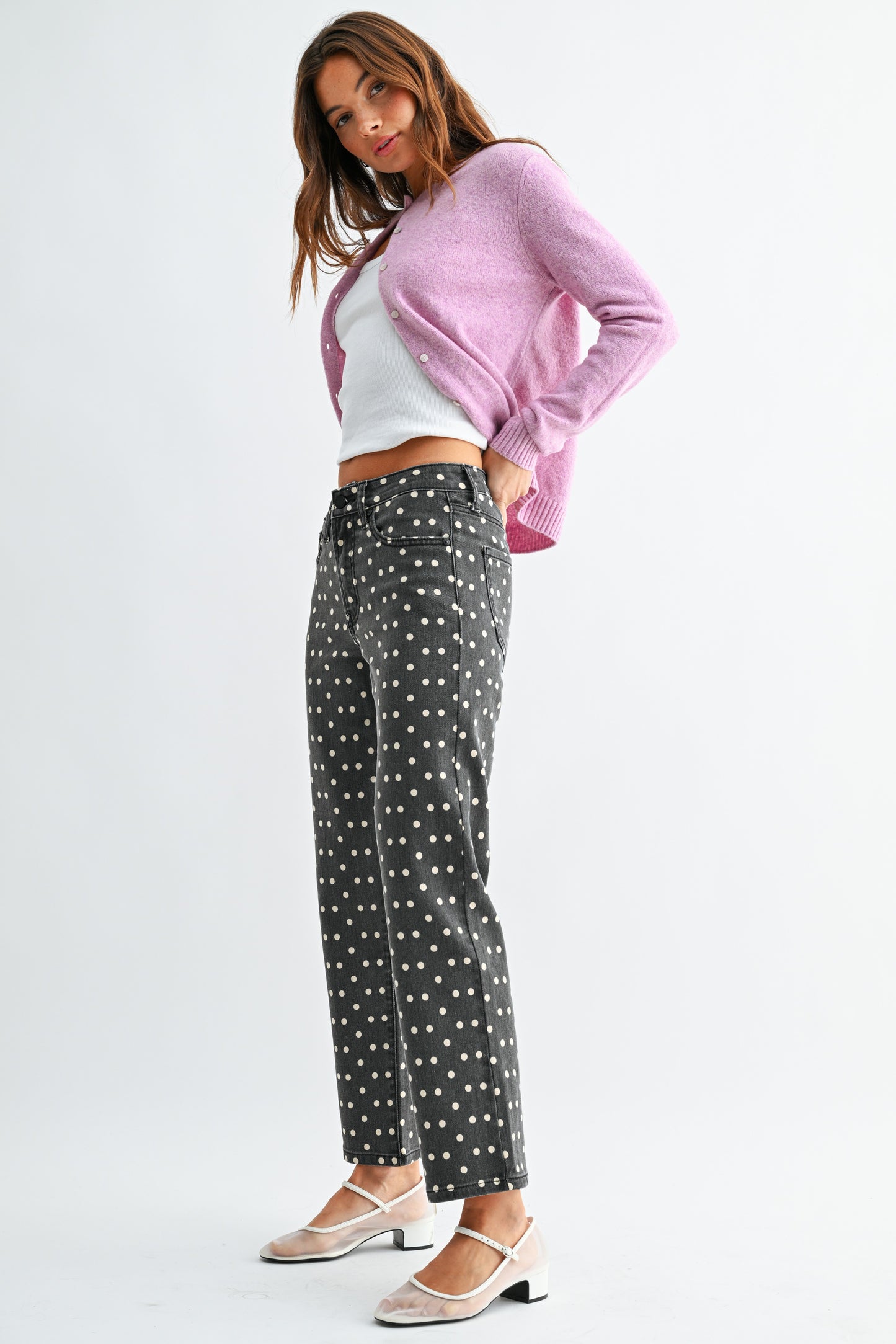 Polka Dot Vintage Straight