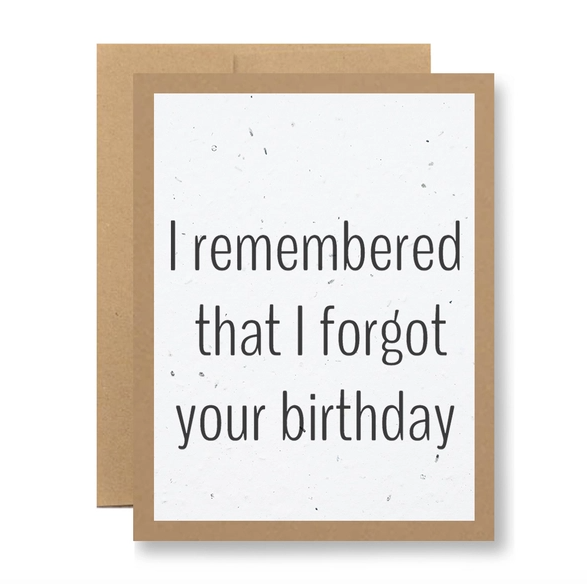 Plantable Greeting Card