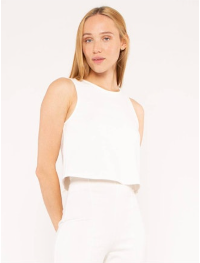 ponte knit tank top