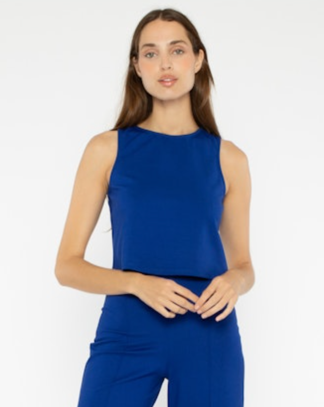 ponte knit tank top