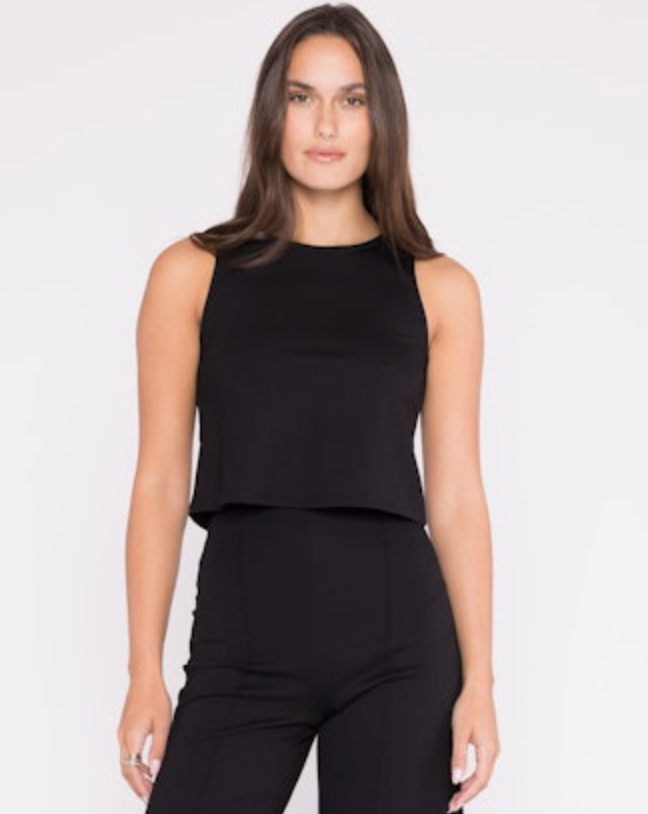 ponte knit tank top