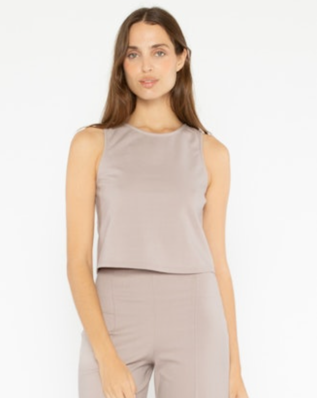ponte knit tank top
