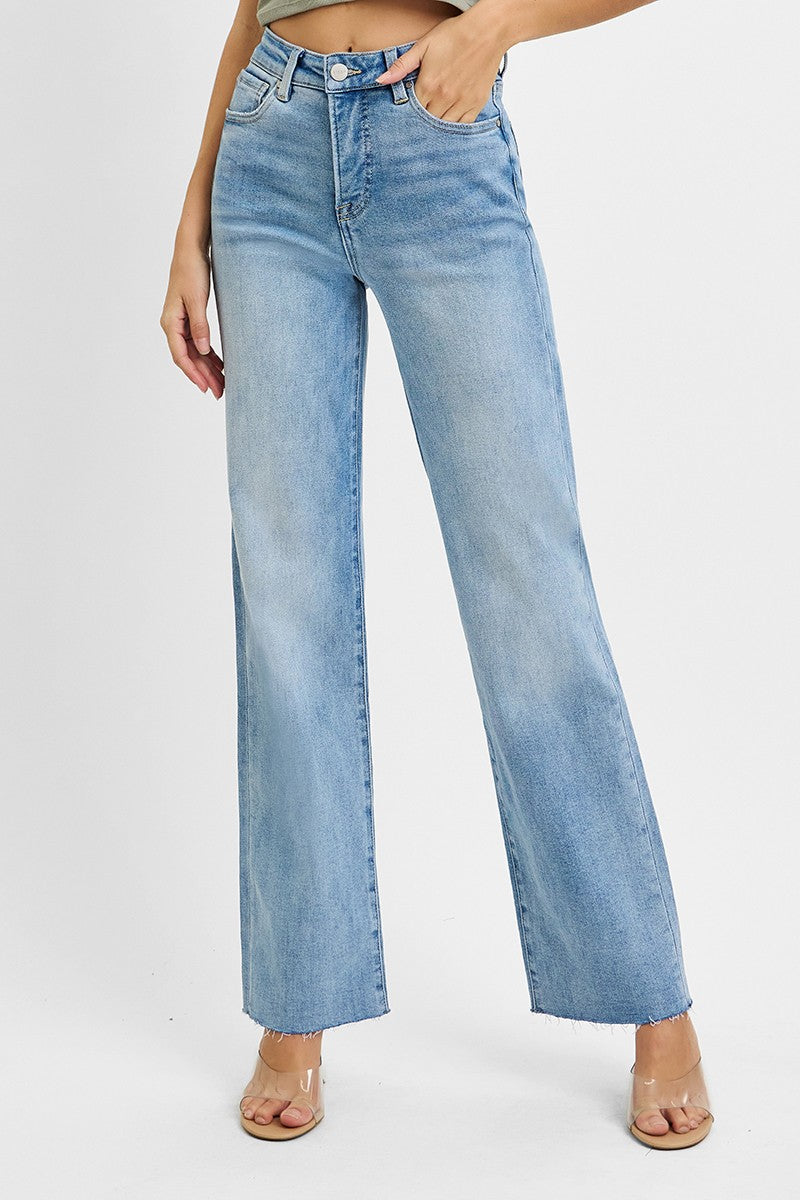 TC Mid Rise Straight Jeans