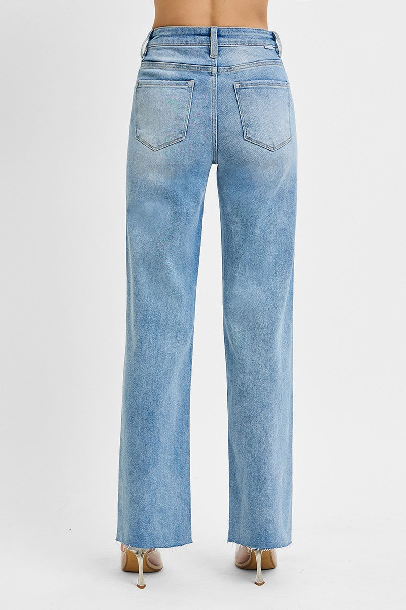 TC Mid Rise Straight Jeans