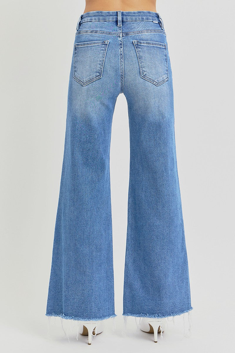 TC mid rise wide jeans
