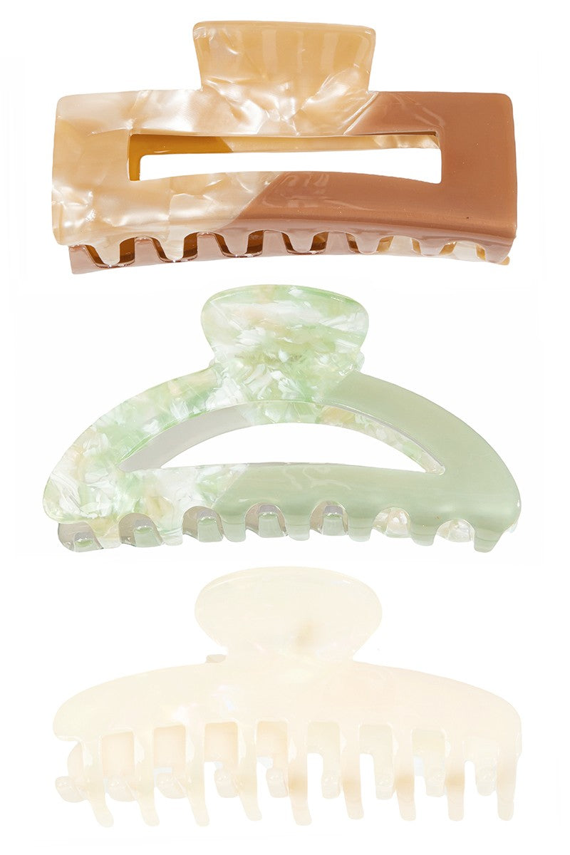 acetate hair claw