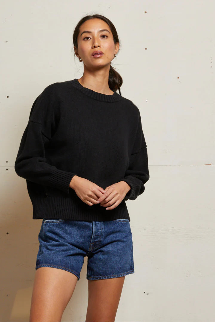 janet cotton crew neck sweater