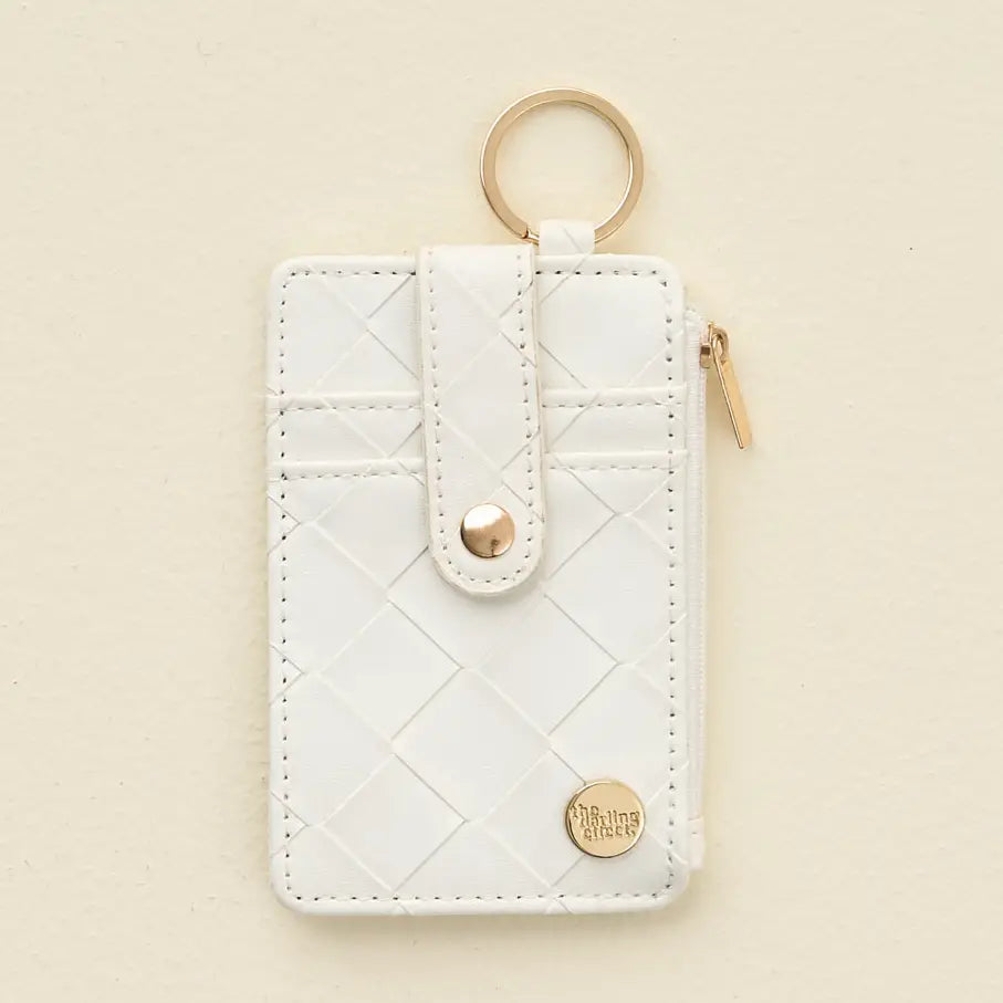 Woven keychain wallet