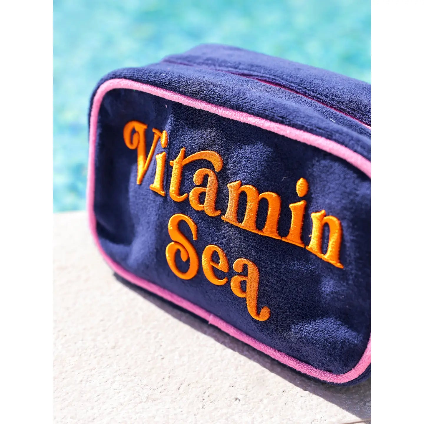 cabana vitamin sea zip pouch