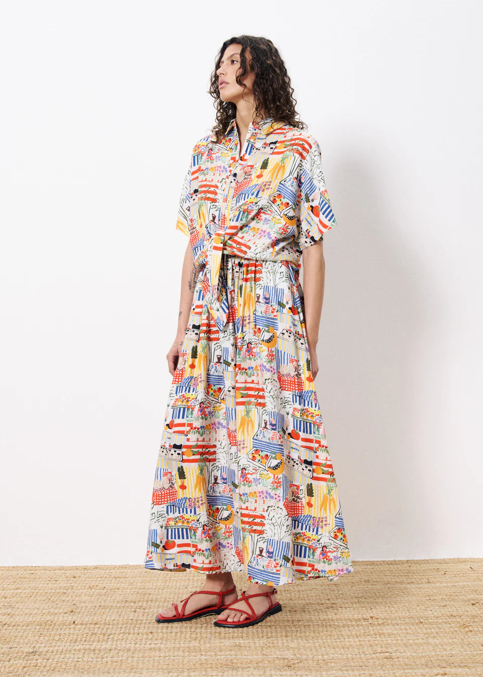 celiane printed shirt